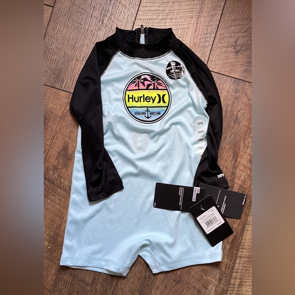 Toddler Hurley Rash guard Swimsuit
